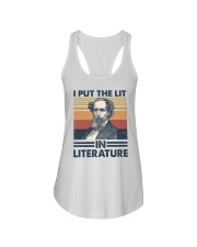 I Put The Lit In Literature Charles Dickens Ladies Flowy Tank tile