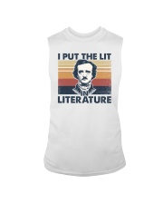 I Put The Lit In Literature Sleeveless Tee tile