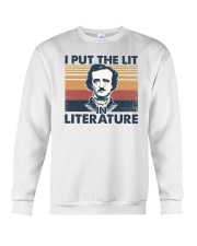 I Put The Lit In Literature Crewneck Sweatshirt tile