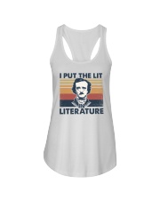 I Put The Lit In Literature Ladies Flowy Tank tile