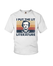 I Put The Lit In Literature Youth T-Shirt tile