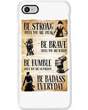 Samurai Be Strong Be Brave Be Humble Be Badass Phone Case tile