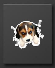 Funny beagle breaking glass Sticker - Single (Vertical) aos-sticker-single-vertical-lifestyle-front-08
