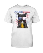 Cat US Freedom Classic T-Shirt front