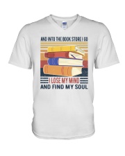 Reader Lose My Mind Find My Soul V-Neck T-Shirt tile