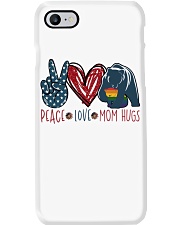 LGBTQ Peace Love Hugs Phone Case tile