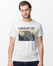 I love my cat Classic T-Shirt lifestyle-mens-crewneck-front-15