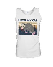 I love my cat Unisex Tank tile