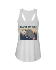 I love my cat Ladies Flowy Tank tile