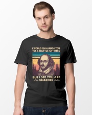 I Would Challenge You To a Battle of Wits Classic T-Shirt lifestyle-mens-crewneck-front-15