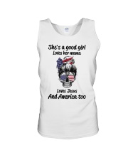 Shes a good girl Loves her mama Loves Jesus And A Unisex Tank tile