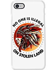 Native American No One Is Illegal On Stolen Land Phone Case tile