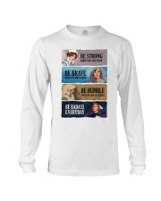 Nurse Be Strong Be Brave Be Humble Be Badass Long Sleeve Tee tile