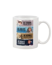 Nurse Be Strong Be Brave Be Humble Be Badass Mug tile