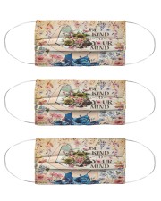 Mental Be Kind To Your Mind Cloth Face Mask - 3 Pack front
