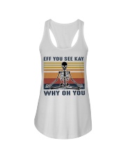 Retro Skeleton Eff You See Kay Why Oh You Ladies Flowy Tank tile