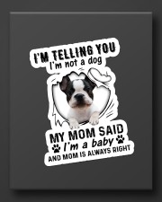 Dog telling you i'm not a dog Sticker - Single (Vertical) aos-sticker-single-vertical-lifestyle-front-08