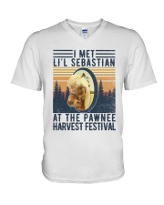 I met li'l Sebastian V-Neck T-Shirt tile