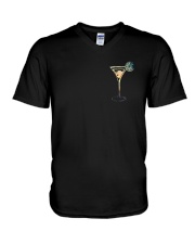 Summer love cocktail V-Neck T-Shirt tile