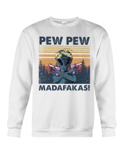 Aliens Pew Pew Madafakas Crewneck Sweatshirt tile