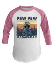 Aliens Pew Pew Madafakas Baseball Tee tile