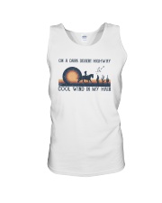 On a dark desert highway Unisex Tank tile