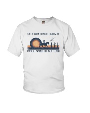 On a dark desert highway Youth T-Shirt tile