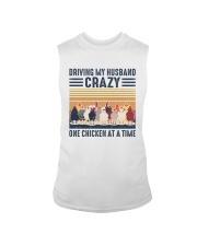 Driving my husband crazy One chicken at a time Sleeveless Tee tile