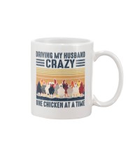 Driving my husband crazy One chicken at a time Mug tile