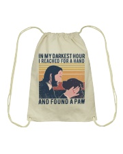 In My Darkest Hour I Reached For A Hand Drawstring Bag tile
