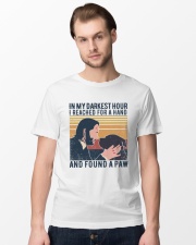 In My Darkest Hour I Reached For A Hand Classic T-Shirt lifestyle-mens-crewneck-front-15