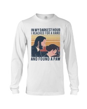In My Darkest Hour I Reached For A Hand Long Sleeve Tee tile