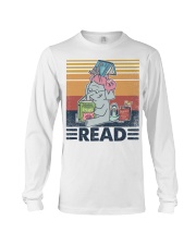 Elephant reading Long Sleeve Tee tile
