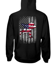 Jiu Jitsu US Flag Back Hooded Sweatshirt tile