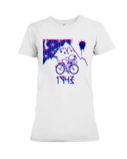 Bicycle 1943 Blurry Premium Fit Ladies Tee tile