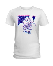 Bicycle 1943 Blurry Ladies T-Shirt tile