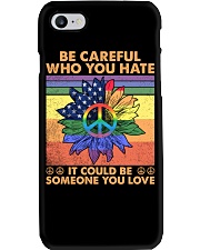 LGBTQ Pride Be Careful Phone Case tile