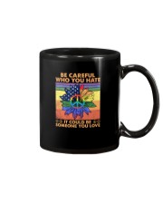 LGBTQ Pride Be Careful Mug tile
