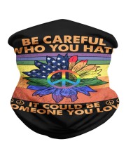LGBTQ Pride Be Careful Neck Gaiter tile
