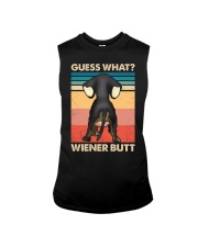 Dachshund gues what wiener butt Sleeveless Tee tile
