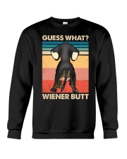 Dachshund gues what wiener butt Crewneck Sweatshirt tile
