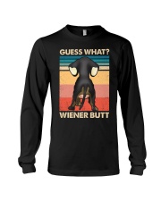 Dachshund gues what wiener butt Long Sleeve Tee tile