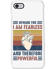 Beware for I Am Fearless and Therefore Powerful Phone Case tile