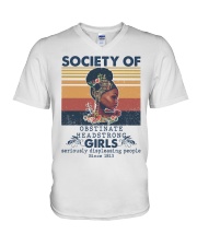 Society of Obstinate Headstrong Girls V-Neck T-Shirt tile