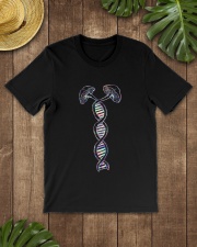 Mushrooms DNA Hologram Classic T-Shirt lifestyle-mens-crewneck-front-18