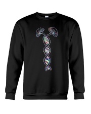 Mushrooms DNA Hologram Crewneck Sweatshirt tile