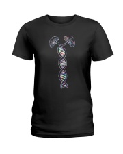 Mushrooms DNA Hologram Ladies T-Shirt tile
