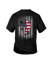 Tennis US Flag Back Youth T-Shirt tile