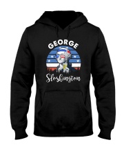 America Flag George Sloshinton Independence Day Hooded Sweatshirt tile