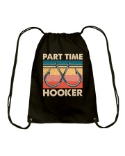 Fishing Part time Hooker Drawstring Bag tile